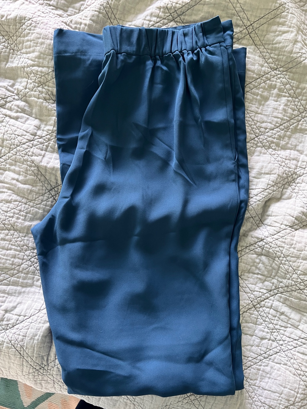 Babaton Wide-Leg Pants in Deep Teal size 6 - Picture 8 of 8